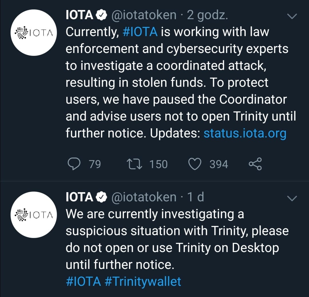 IOTA twitter posts