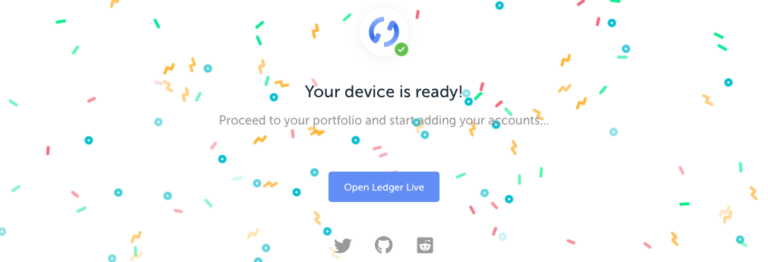 your device is ready