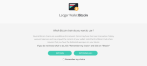 ledger wallet bitcoin
