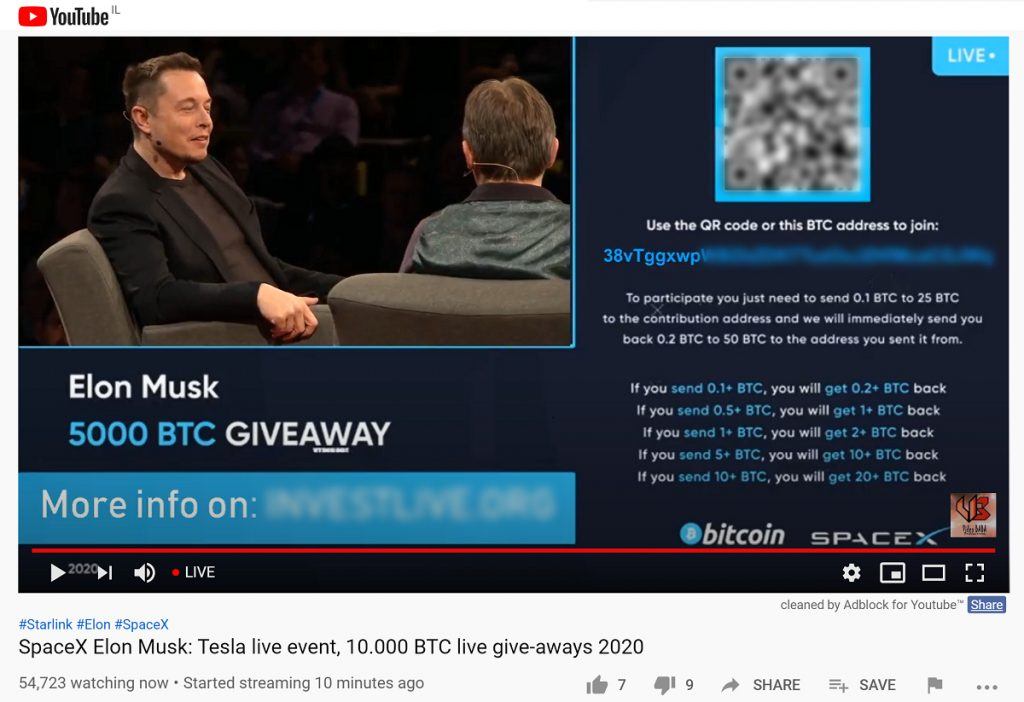 Elon Musk scam