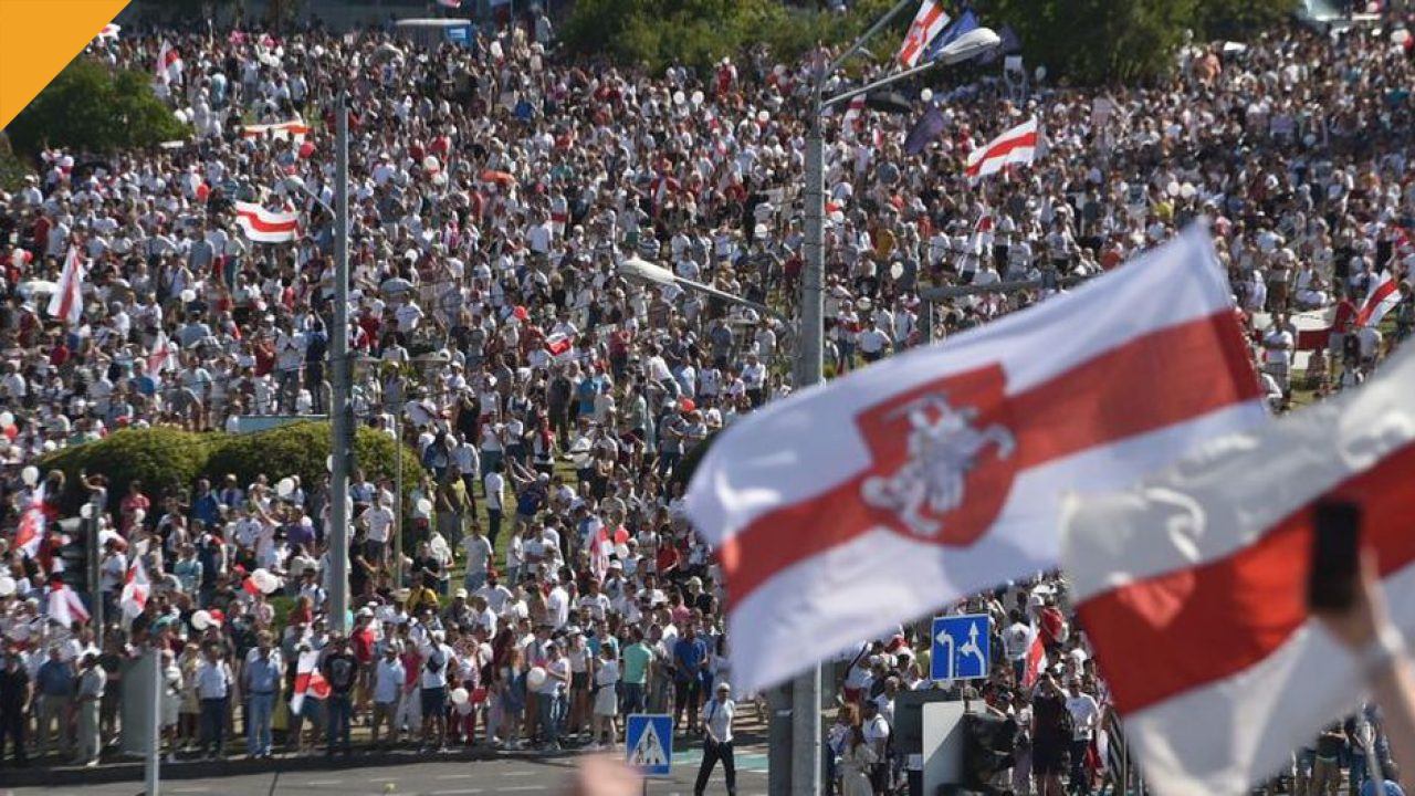 białoruś protesty i bitcoin