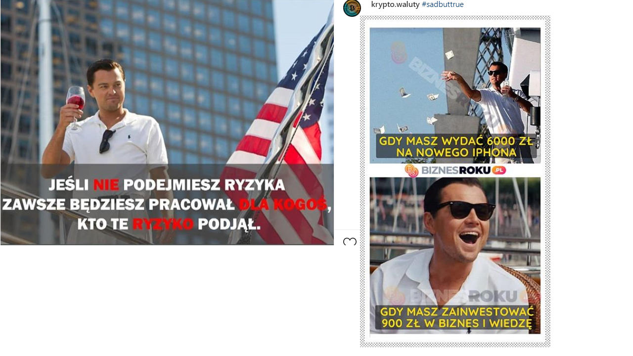 biznes roku - scam instagram