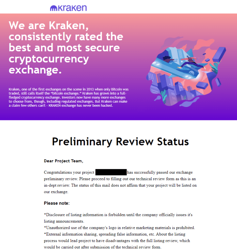 fałszywy email kraken