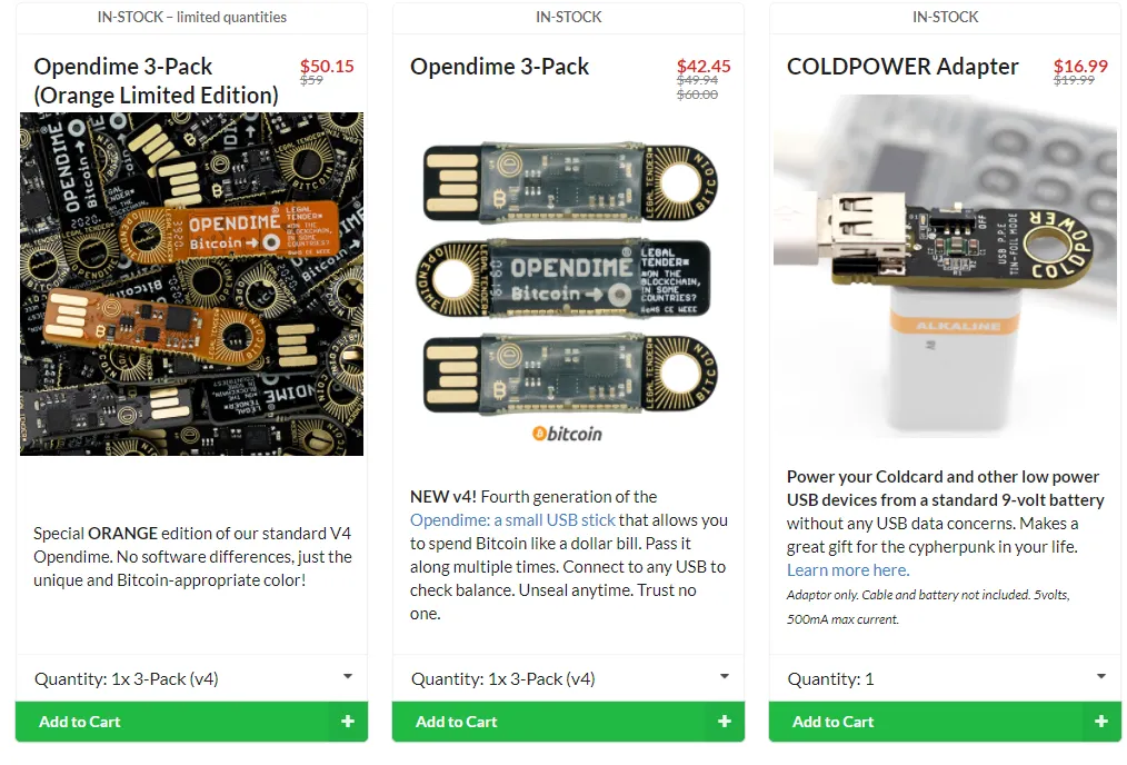 sklep Coinkite z 15% zniżki na produkty z okazji black friday