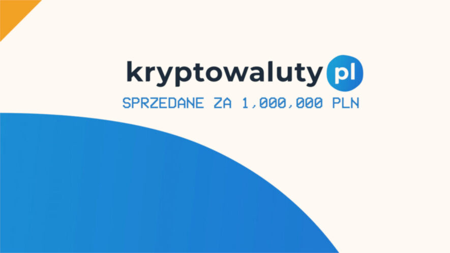 kryptowaluty.pl sprzedane za 1 milion złotych tomaszowi rozmusowi z tokeneo