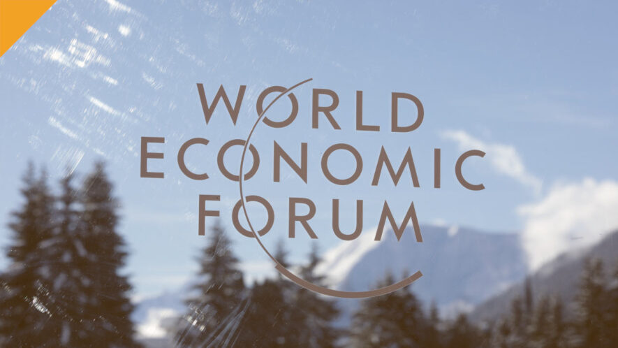 światowe forum ekonomiczne w davos z dwoma panelami o kryptowalutach i cbdc - autor zdjęcia Bloomberg / Jason Alden