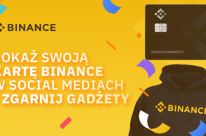 konkurs binance - wygraj gadżety za zdjęcie karty kryptowalutowej