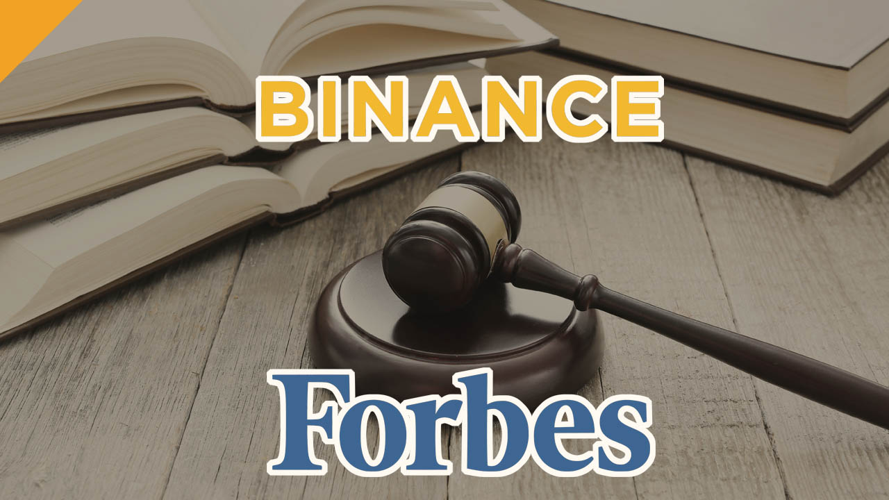 Binance wycofuje pozew przeciwko Forbesowi