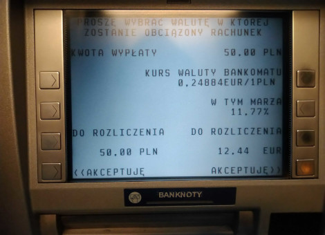 Wypłaty z bankomatów przy użyciu karty binance
