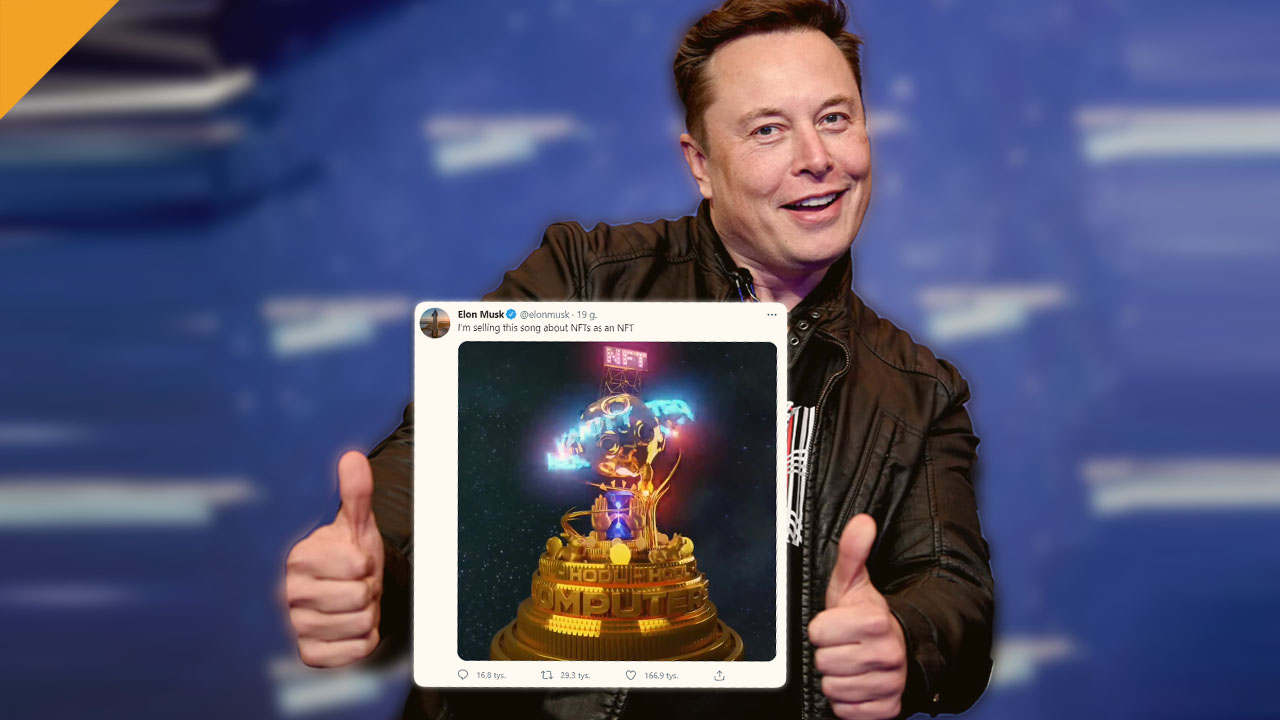 Elon Musk stworzył utwór muzyczny i sprzedaje go jako NFT