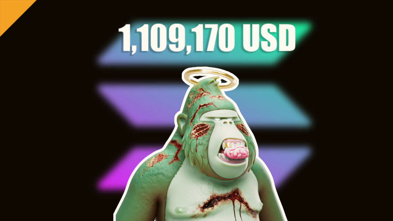 NFT na Solana sprzedany za ponad milion dolarów!
