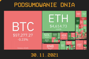 podsumowanie dnia w kryptowalut 30.11.2021