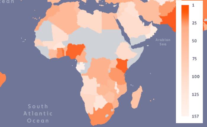 Adopcja kryptowalut w Afryce - Chainalysis