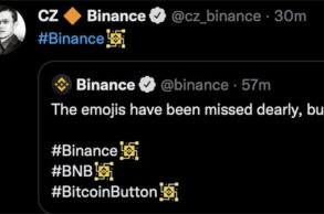 binance opublikowało emitokonę w kształcie swastyki