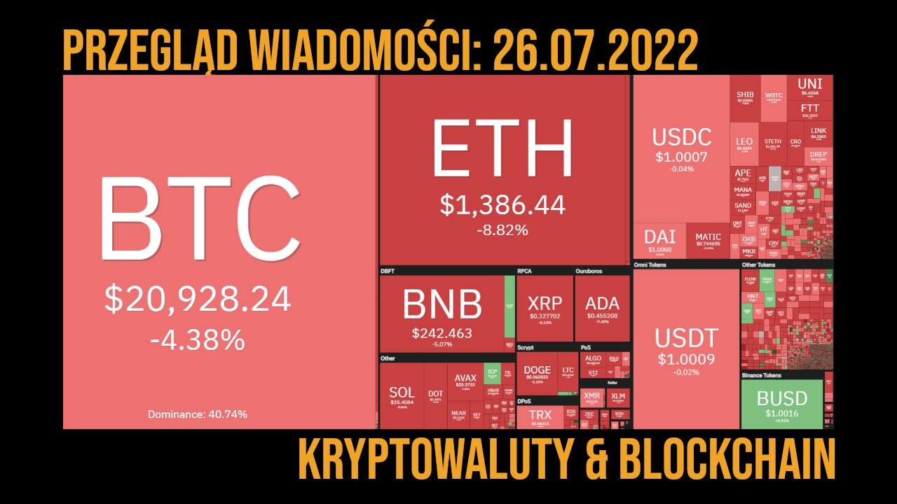 newsy kryptowaluty 26.07.2022