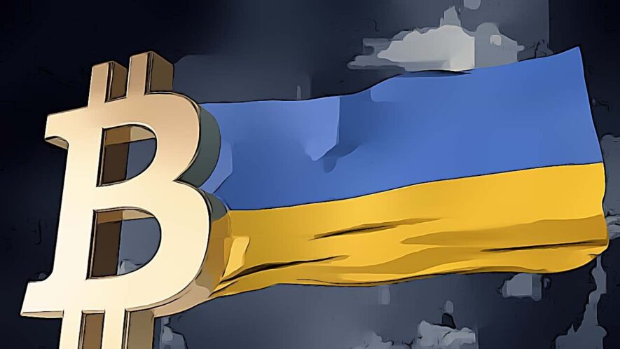 Darowizny w bitcoinach na rzecz Ukrainy