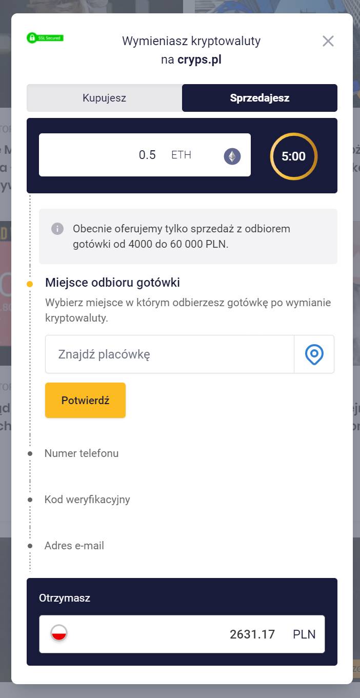 sprzedaz btc