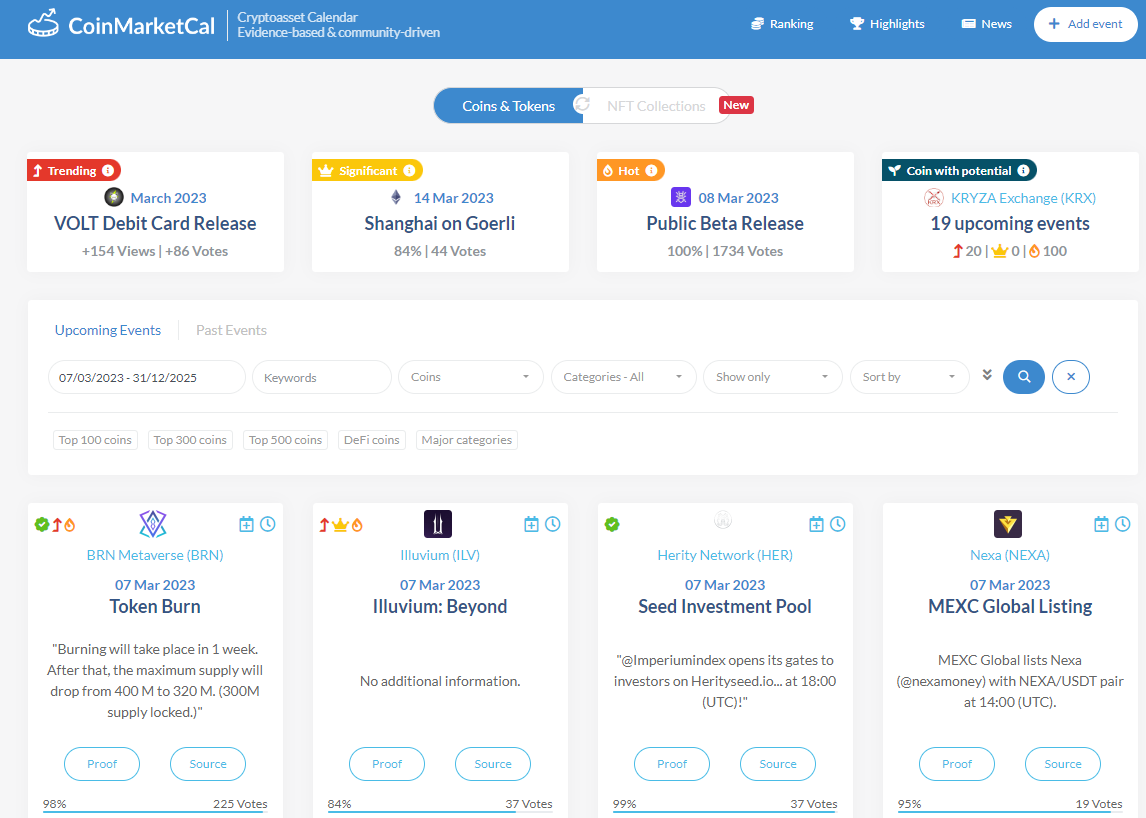 strona coinmarketcal