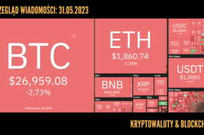 Kursy kryptowalut 31.05.2023