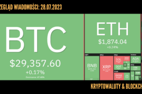 Kursy kryptowalut 28.07.2023