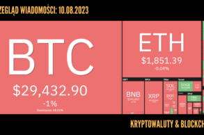 Kursy kryptowalut 10.08.2023