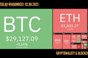 Kursy kryptowalut 02.08.2023