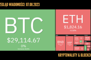 Kursy kryptowalut 07.08.2023