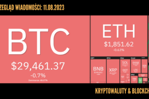 Kursy kryptowalut 11.08.2023