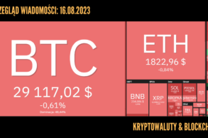 Kursy kryptowalut 16.08.2023