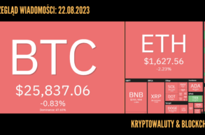 Kursy kryptowaluty 22.08.2023