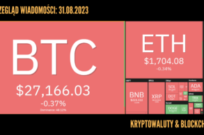 Kursy kryptowalut 31.08.2023