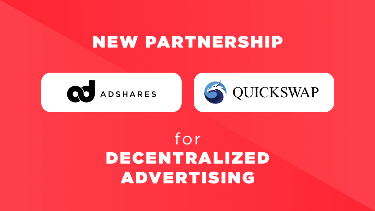 Adshares i QuickSwap