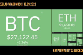 Kursy kryptowalut 18.09.2023