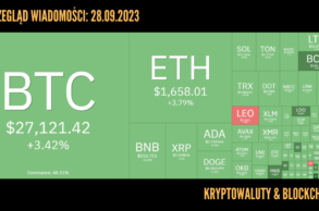 Kursy kryptowalut 28.09.2023