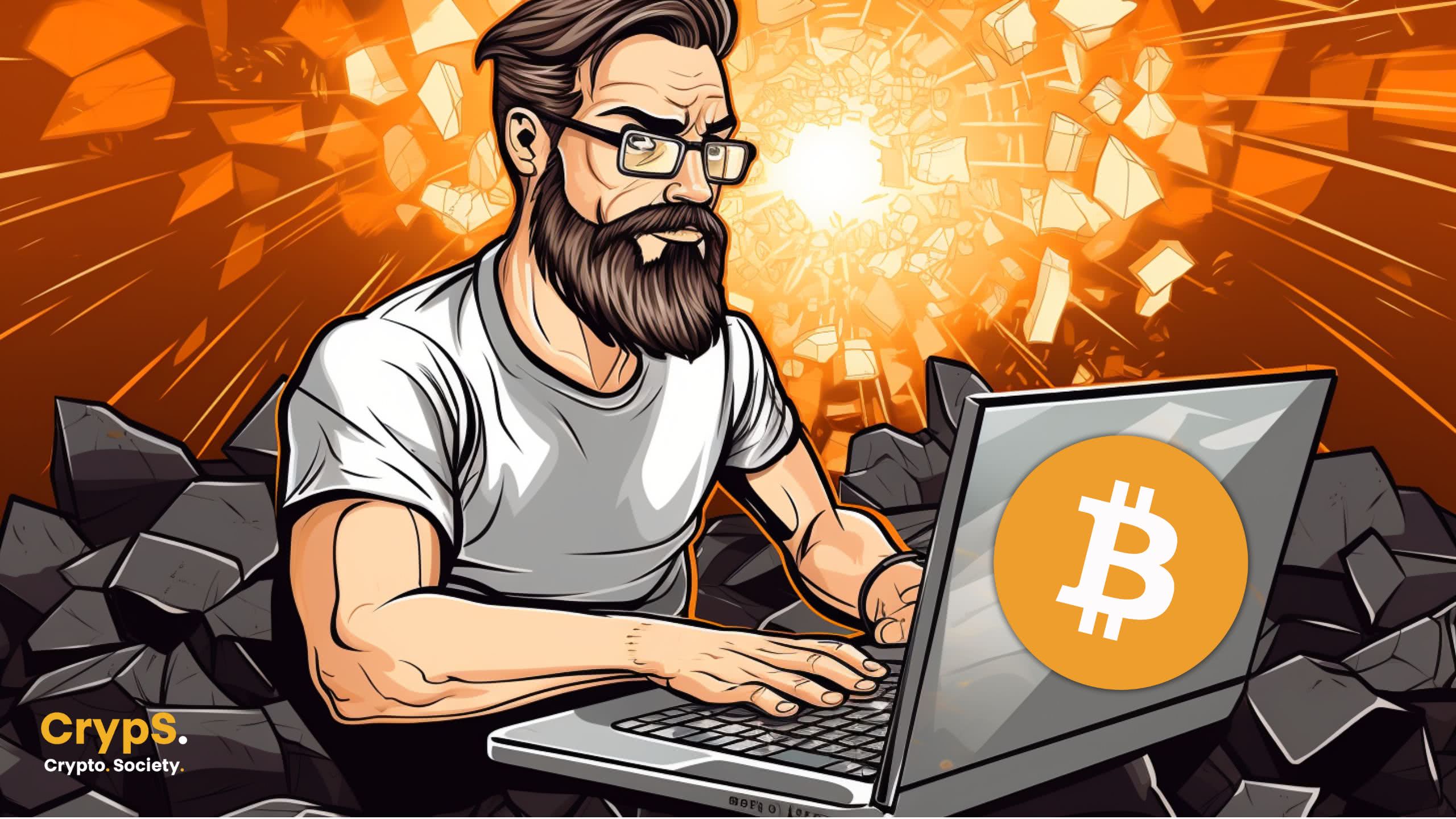 Kopanie kryptowalut na laptopie