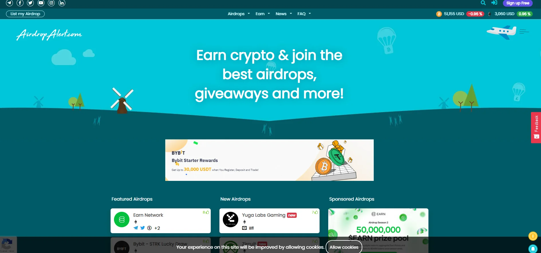 Airdrop Aler