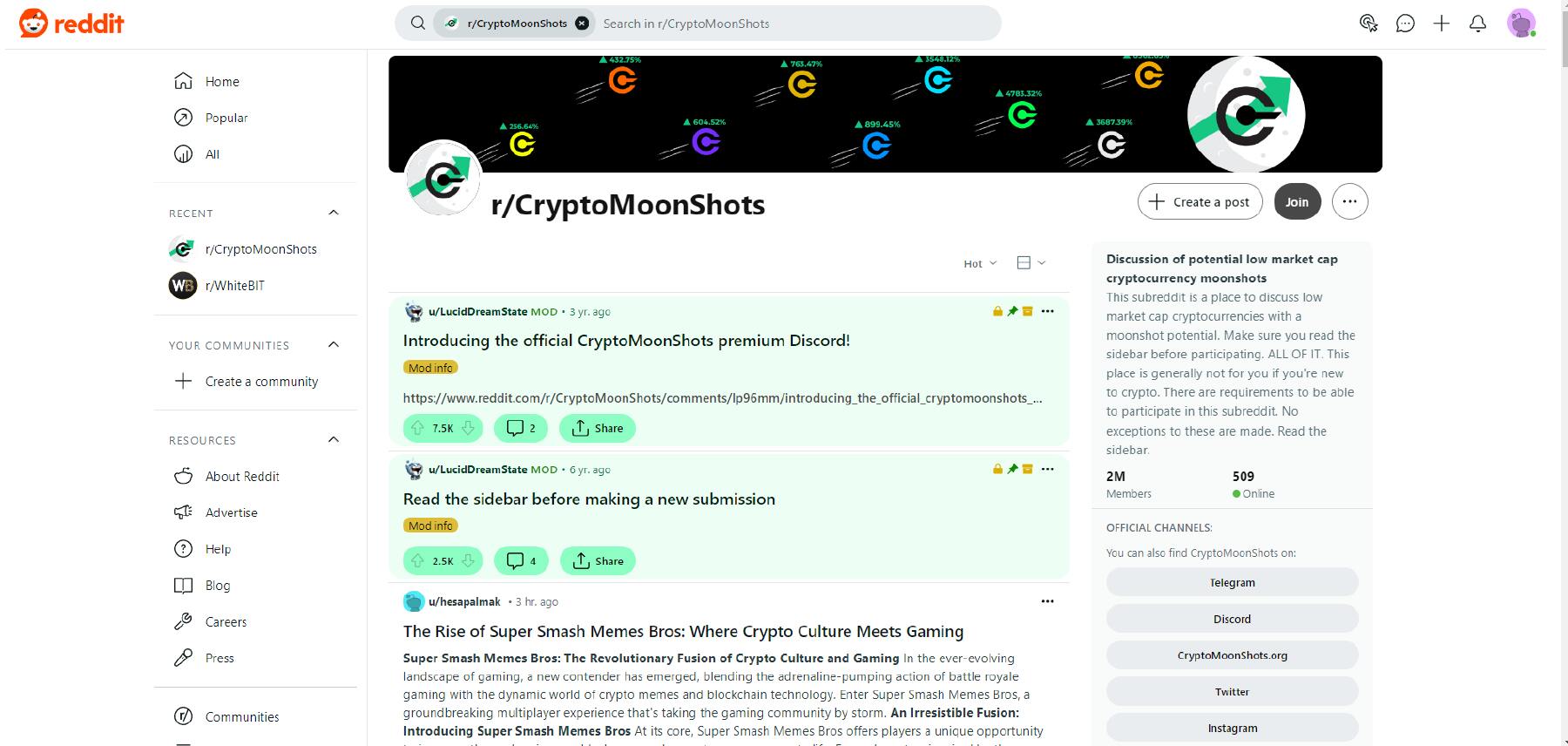 cryptomoonshots