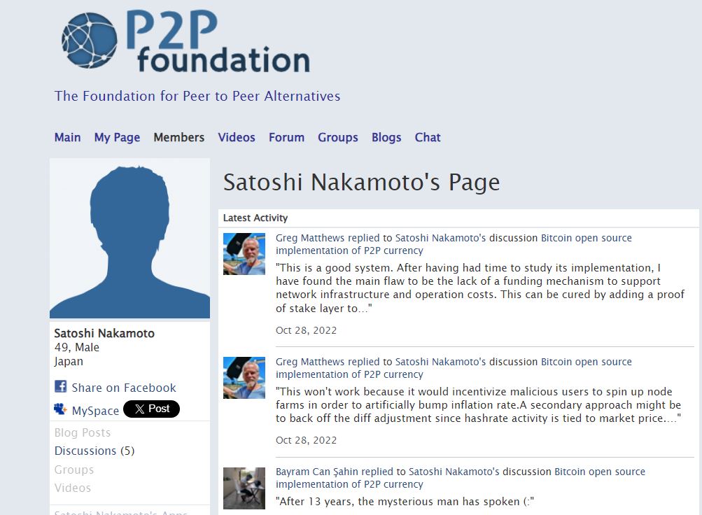 Satoshi Nakamoto data urodzenia