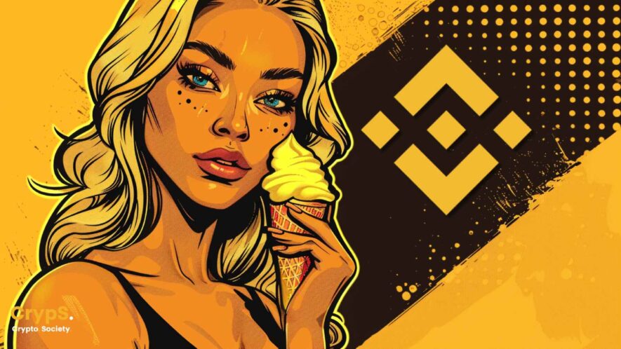 Binance rozdaje lody w Warszawie