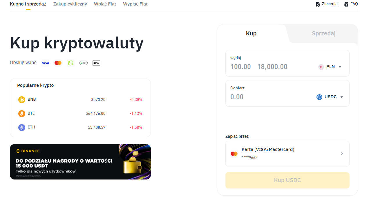 Jak kupić Notcoin na Binance