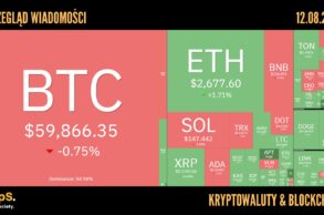 Kursy kryptowalut 12.08.2024