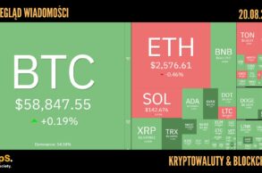 Kursy kryptowalut 20.08.2024