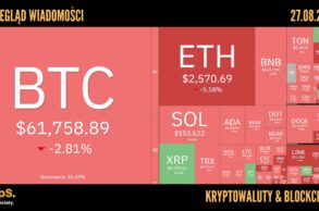 Kursy kryptowalut 27.08.2024