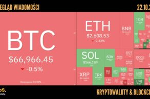 Kursy kryptowalut 22.10,2024