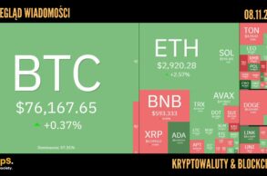 Kursy kryptowalut 08.11.2024