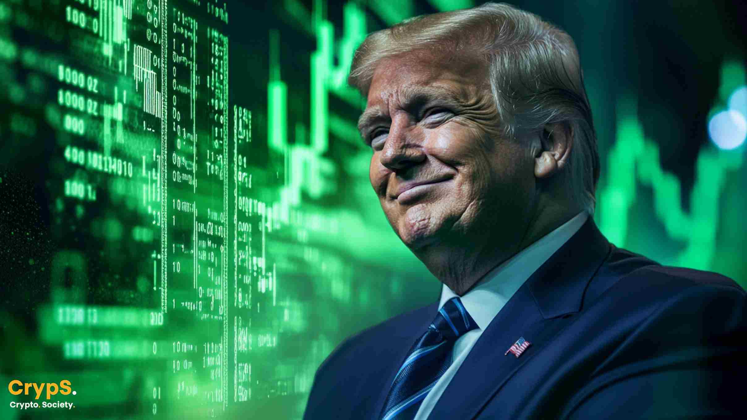 Trump pompuje kurs bitcoina oraz kilku topowych altcoinów