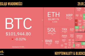 Kursy kryptowalut 29.01.2025