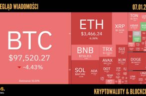 Kursy kryptowalut 07.01.2025