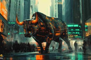 Bitcoin Bull Wall Stret