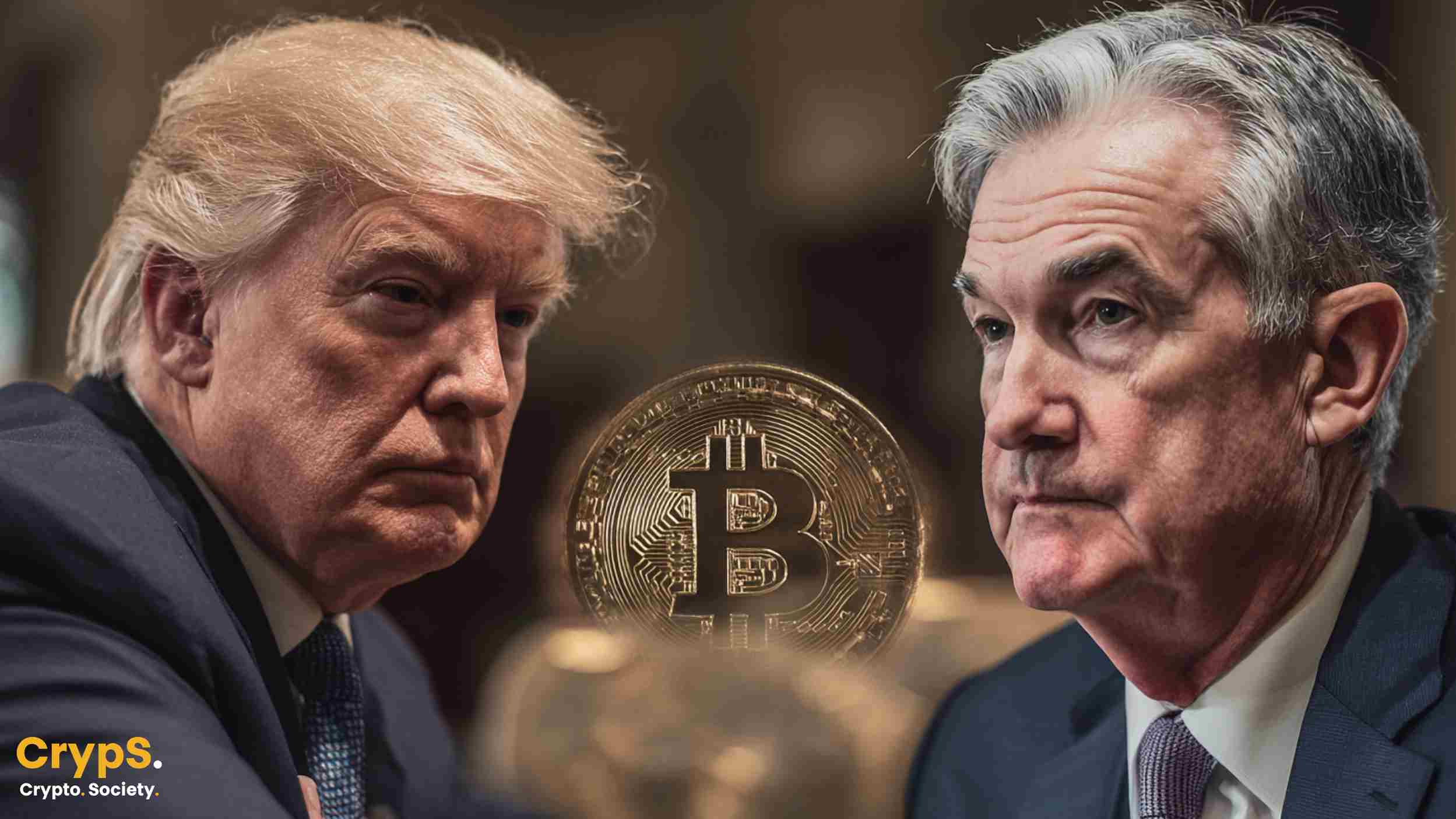 Trump Powell bitcoin